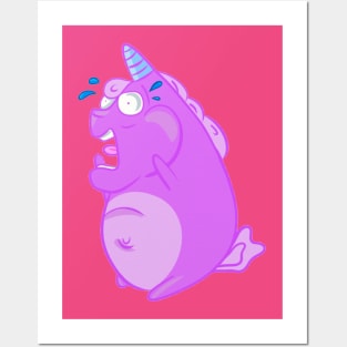 unicorn alo lo Posters and Art